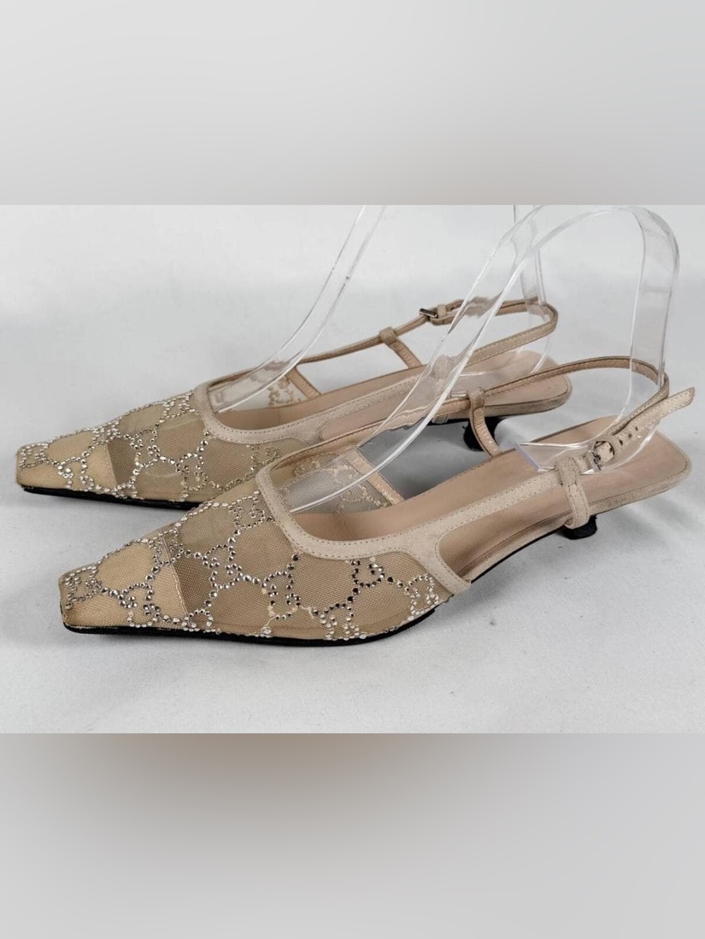 Gucci Crystal Embellished Heels